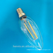 Ampoule à LED en forme de bougie à bas prix, 3w e14 led candle light